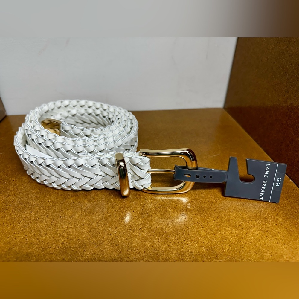 ✨ NWT Multi-Wear Versatile Braided Belt – Goldtone Buckle ✨